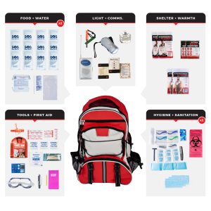 2 Person Essential Survival Kit, Backpack