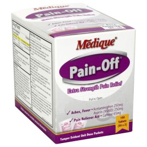 Alternative view of Pain-Off Extra-Strength Pain Relief, 100/Box