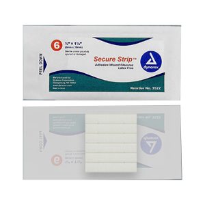Alternative view of 1/4"x1-1/2" SecureStrip Adhesive Wound Closures, 6 per pouch