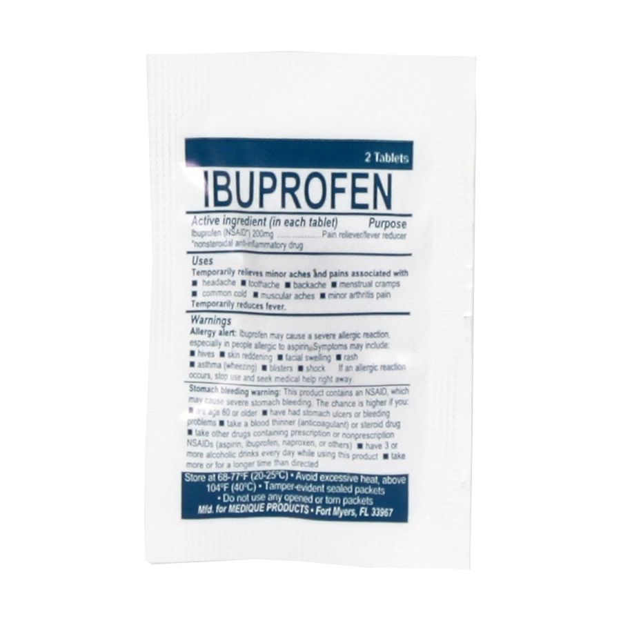125 Ibuprofen Packs with 2 Tablets - Image 2