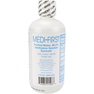Eye wash, 8 oz.