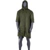Fox Outdoor Ripstop Poncho Olive Drab reusable emergency rain protection